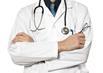 A doctor with arms folded