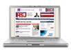 HSJ homepage on a computer screen