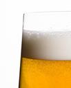 A glass of lager