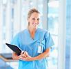 Nurse in blue