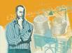 Image depicting man thinking about finance