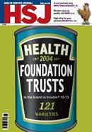 Front cover of Health Service Journal