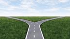 Split road