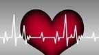 A graphic of a heart and pulse line