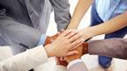 A group of people making a pact