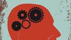 Illustration of a brain with cogs