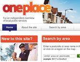 How to use the Oneplace website to improve local services