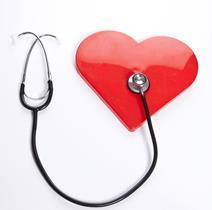 Graphic of a stethoscope and heart