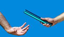 Baton, relay race