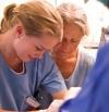nurse receiving training