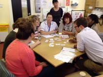Students from different disciplines learning together at Primary Care Works, Walderslade Surgery in Barnsley