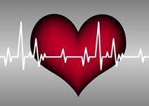 A graphic of a heart and pulse line