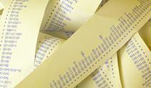 Roll of receipts