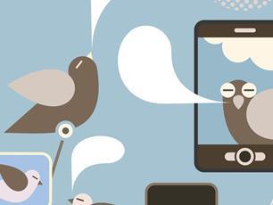 Illustration about social media