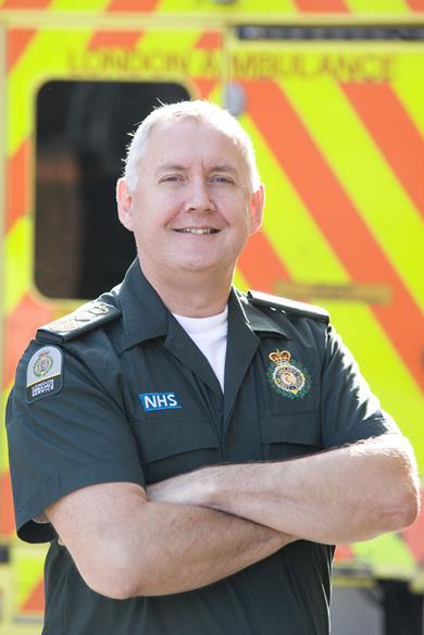 London Ambulance Service chief executive Peter Bradley