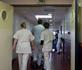 Hospital corridor and nurses