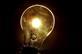 Switched on lightbulb showing efficiency savings