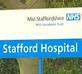sign for Stafford Hospital