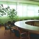 Empty boardroom chairs
