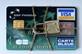 Credit card with padlock