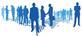 Silhouettes of workforce