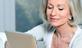 Older woman using tablet computer