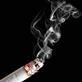 Smoking cigarette