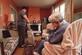 Older woman in her home with community care