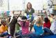 community services woman volunteer youth club children class