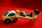 Playmobil man carrying stretcher to ambulance