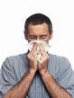 Man with the flu