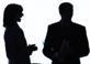 Silhouettes of managers