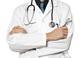 Generic doctor white coat and utensils