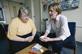Nurse and patient consultation