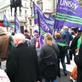 A unisons protest march